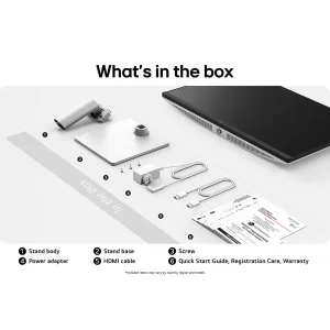 مانیتور 27 اینچ ال جی مدل 27US550-W با وضوح Ultra HD - 4K پنل IPS و نرخ به روزرسانی 60 هرتز