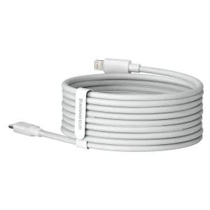 کابل تبدیل USB-C به لایتنینگ باسئوس مدل Simple Wisdom طول 1.5 متر بسته 2 عددی