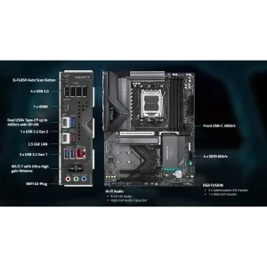 مادربرد گیگابایت مدل X870 EAGLE WIFI7 rev. 1.x