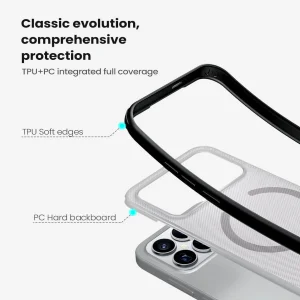کاور نیلکین مدل Super Frosted Shield Pro Transparent Magnetic  مناسب برای گوشی موبایل شیائومی Poco F8 Ultra/ Redmi K90 Pro Max