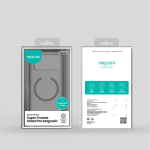 کاور نیلکین مدل Super Frosted Shield Pro Transparent Magnetic  مناسب برای گوشی موبایل شیائومی Poco F8 Ultra/ Redmi K90 Pro Max