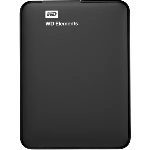 هارد اکسترنال وسترن دیجیتال مدل Elements ظرفیت یک ترابایت دارای رابط USB Type-A 3.0