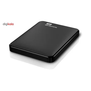 هارد اکسترنال وسترن دیجیتال مدل Elements ظرفیت یک ترابایت دارای رابط USB Type-A 3.0