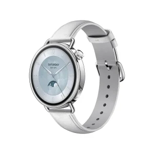 ساعت هوشمند 41 میلی‌متری شیائومی مدل Watch S4 با بند سیلیکونی، سازگار با اندروید 8.0 به بالا و iOS 14 به بالا