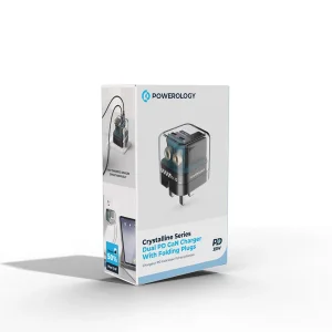 شارژر دیواری 35 وات پاورولوجی مدل pwcuqc020
