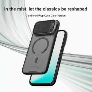 کاور نیلکین مدل Camshield Prop Magnetic Clear Transparent Lens Guard مناسب برای گوشی موبایل اپل iPhone 17 Pro Max