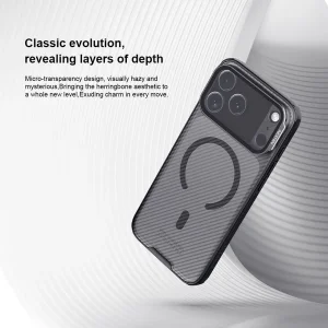 کاور نیلکین مدل Camshield Prop Magnetic Clear Transparent Lens Guard مناسب برای گوشی موبایل اپل iPhone 17 Pro Max