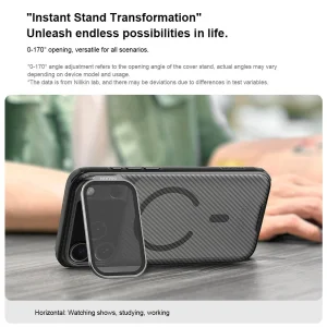 کاور نیلکین مدل Camshield Prop Magnetic Clear Transparent Lens Guard مناسب برای گوشی موبایل اپل iPhone 17 Pro Max