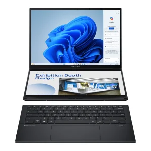 لپ‌تاپ 14 اینچی ایسوس مدل Zenbook DUO UX8406CA-Core Ultra 9 285H-32GB LPDDR5X-2TB SSD-Dual 3K OLED Touch 120Hz-W