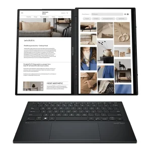 لپ‌تاپ 14 اینچی ایسوس مدل Zenbook DUO UX8406CA-Core Ultra 9 285H-32GB LPDDR5X-2TB SSD-Dual 3K OLED Touch 120Hz-W