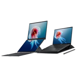 لپ‌تاپ 14 اینچی ایسوس مدل Zenbook DUO UX8406CA-Core Ultra 9 285H-32GB LPDDR5X-2TB SSD-Dual 3K OLED Touch 120Hz-W