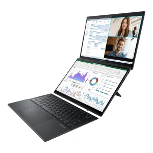 لپ‌تاپ 14 اینچی ایسوس مدل Zenbook DUO UX8406CA-Core Ultra 9 285H-32GB LPDDR5X-2TB SSD-Dual 3K OLED Touch 120Hz-W