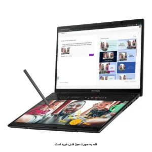 لپ‌تاپ 14 اینچی ایسوس مدل Zenbook DUO UX8406CA-Core Ultra 9 285H-32GB LPDDR5X-2TB SSD-Dual 3K OLED Touch 120Hz-W
