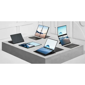 لپ‌تاپ 14 اینچی ایسوس مدل Zenbook DUO UX8406CA-Core Ultra 9 285H-32GB LPDDR5X-2TB SSD-Dual 3K OLED Touch 120Hz-W
