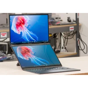 لپ‌تاپ 14 اینچی ایسوس مدل Zenbook DUO UX8406CA-Core Ultra 9 285H-32GB LPDDR5X-2TB SSD-Dual 3K OLED Touch 120Hz-W