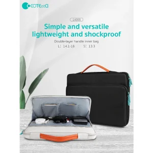 کیف لپ تاپ کوتتسی مدل NoteBooK Double handle inner bag 14015-S-BK مناسب برای لپ تاپ 13 اینچی