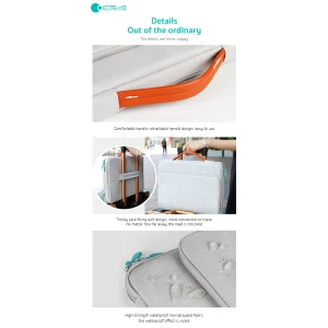 کیف لپ تاپ کوتتسی مدل NoteBooK Double handle inner bag 14015-S-BK مناسب برای لپ تاپ 13 اینچی