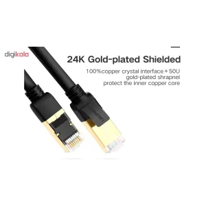 کابل شبکه CAT7 یوگرین مدل NW107 طول 2 متر