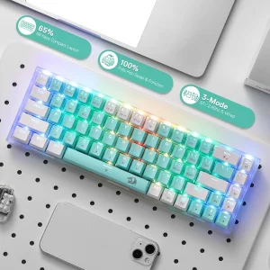 کیبورد گیمینگ ردراگون مدل CASTOR K631 RGB RED SWITCH