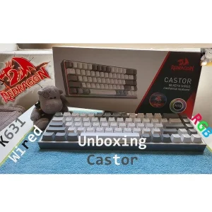 کیبورد گیمینگ ردراگون مدل CASTOR K631 RGB RED SWITCH
