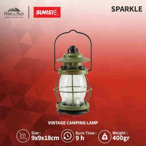 چراغ فانوسی سانری مدل sparkle با نور آفتابی