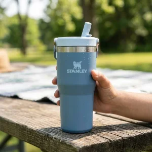 تراول ماگ استنلی مدل IceFlow Flip Straw Tumbler 2.0 گنجایش 0.59 لیتر