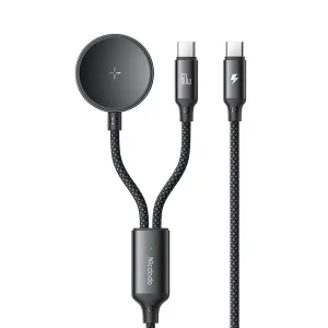 کابل USB-C به شارژر واچ سامسونگ / USB-C مک دودو مدل CA-421 طول 1.2 متر
