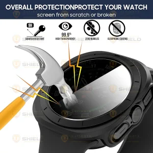 کاور آلتیمیت شیلد مدل Privacy Case UL مناسب برای ساعت هوشمند سامسونگ Galaxy Watch 7 Ultra 47mm
