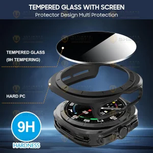 کاور آلتیمیت شیلد مدل Privacy Case UL مناسب برای ساعت هوشمند سامسونگ Galaxy Watch 7 Ultra 47mm