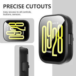 کاور راینو مدل R-CG مناسب برای ساعت هوشمند شیائومی Redmi Watch 5 Active به همراه محافظ صفحه نمایش