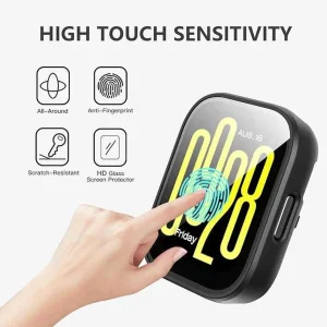 کاور راینو مدل R-CG مناسب برای ساعت هوشمند شیائومی Redmi Watch 5 Active به همراه محافظ صفحه نمایش