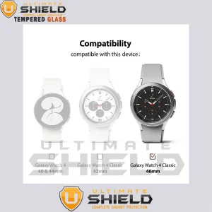 کاور آلتیمیت شیلد مدل PC-Bump-UL مناسب برای ساعت هوشمند سامسونگ Galaxy Watch 4 Classic 46mm به همراه محافظ صفحه نمایش