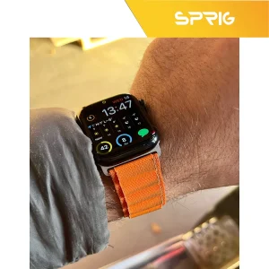 بند اسپریگ مدل Alpine مناسب برای اپل واچ سری 7/8/9 سایز 45 میلی متری