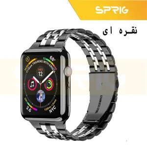 بند اسپریگ مدل 7Bid Lux مناسب برای اپل واچ 42 / 44 / 45 / 49 میلی متر