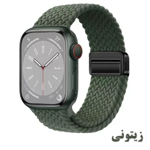 بند گودزیلا مدل Braided MAG مناسب برای اپل واچ سری 4/5/6/Se سایز 38 میلی متری