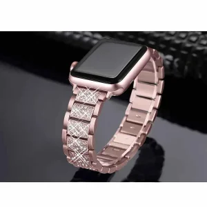 بند گودزیلا مدل 3Bead Diamond مناسب برای اپل واچ سری 4 38 / 40 میلی متر