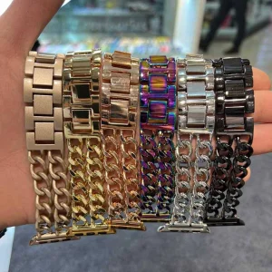 بند اپیکوی مدل Cartier Loop مناسب برای اپل واچ سری 1/2/3/4/5/6/7/8/SE سایز 38/40/41 میلی متری