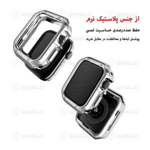 بند آلتیمیت شیلد مدل 5Lux مناسب برای اپل واچ Series 1 Aluminum 42 / Series 2 42mm / Series 3 42mm به همراه کاور