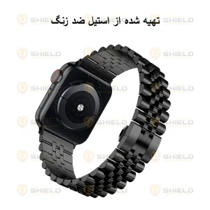 بند آلتیمیت شیلد مدل 5Lux مناسب برای اپل واچ Series 1 Aluminum 42 / Series 2 42mm / Series 3 42mm به همراه کاور