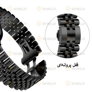 بند آلتیمیت شیلد مدل 5Lux مناسب برای اپل واچ Series 1 Aluminum 42 / Series 2 42mm / Series 3 42mm به همراه کاور