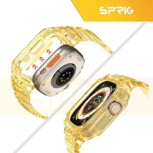 بند اسپریگ مدل CLR Resist G-Shock مناسب برای اپل واچ Series SE 2022 44mm / SE 2021 44mm / Series 5 44mm / Series 6 44mm / SE 44mm