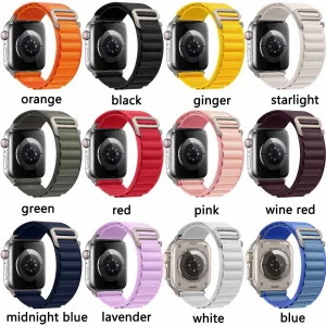 بند گودزیلا مدل Alpine Loop مناسب برای اپل واچ سری 7/8/9 سایز 45mm