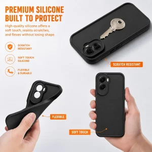 کاور گاردتک اساک مدل Silicone Puffer مناسب برای گوشی موبایل شیائومی Poco M7 4G