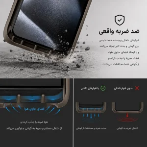 کاور گاردتک اساک مدل Silicone Puffer مناسب برای گوشی موبایل موتورولا Moto Edge 60 Fusion