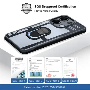 کاور گاردتک اساک مدل AntiShock Magnet Holder مناسب برای گوشی موبایل شیائومی Redmi Note 13 Pro 4G/ Poco M6 Pro 4G