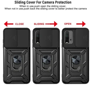 کاور گاردتک اساک مدل Dcamp Strap مناسب برای گوشی موبایل شیائومی Redmi 9t به همراه بند آویز