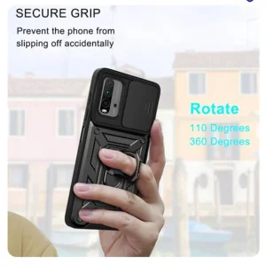 کاور گاردتک اساک مدل Dcamp Strap مناسب برای گوشی موبایل شیائومی Redmi 9t به همراه بند آویز