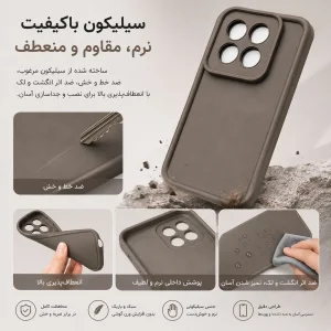 کاور گاردتک اساک مدل Silicone Puffer مناسب برای گوشی موبایل آنر Honor X7d