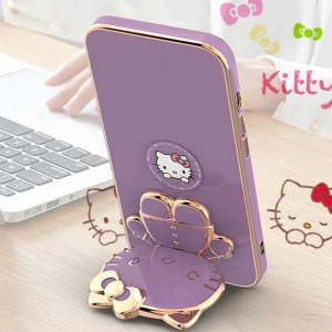 کاور گاردتک آساک مدل Kitty Strap مناسب برای گوشی موبایل تکنو Spark 10C به همراه بند