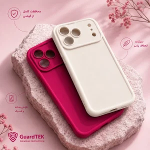 کاور گاردتک اساک مدل Silicone Puffer مناسب برای گوشی موبایل اپل iPhone 17 Pro max